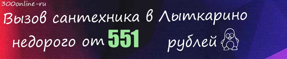 Сантехник в Лыткарино